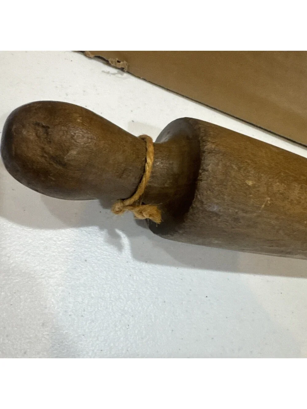 vintage, one-piece maple wood rolling pin,primitive farmhouse decor collectible